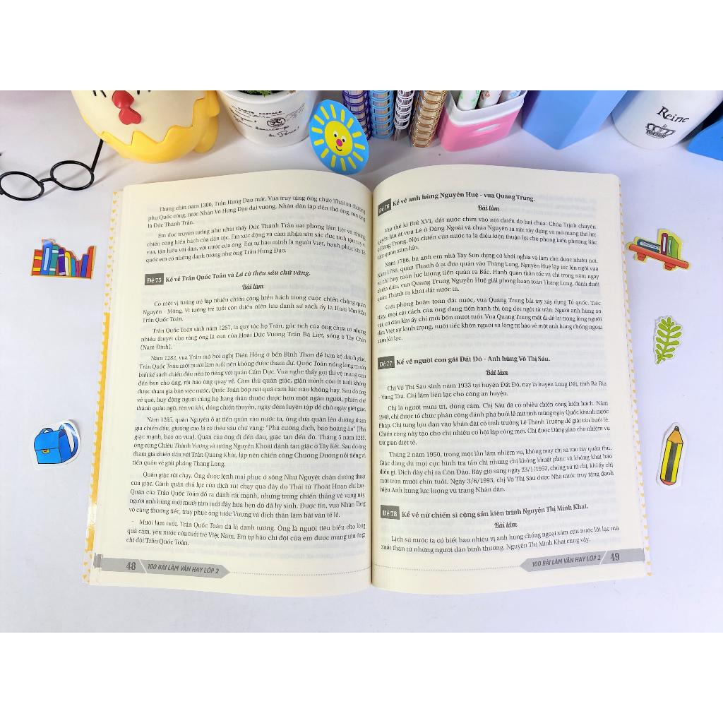 Sách - 100 bài làm văn hay lớp 2