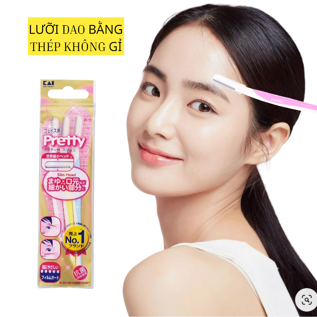 Set 3 Dao Cạo Lông Mặt Kai 00-018