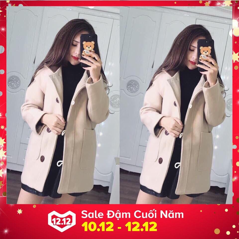 Áo khoác dạ nữ dáng dài