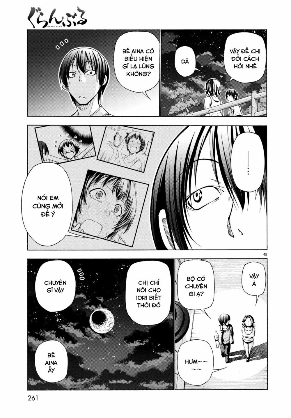 cô gái thích lặn - grand blue chapter 38 46