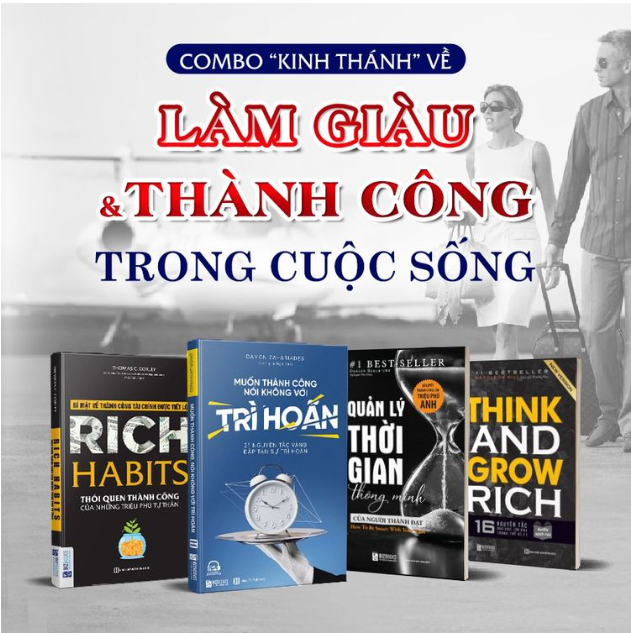 Combo Sách Làm Giàu Và Thành Công Trong Cuộc Sống (4 Cuốn)