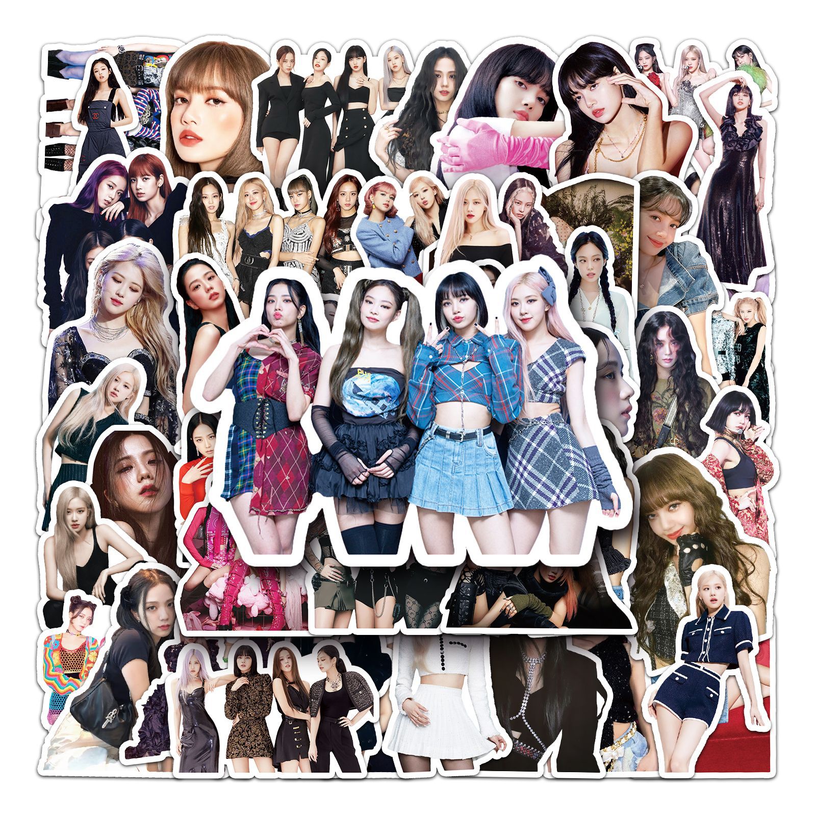 Set 50 hình dán trang trí Blackpink