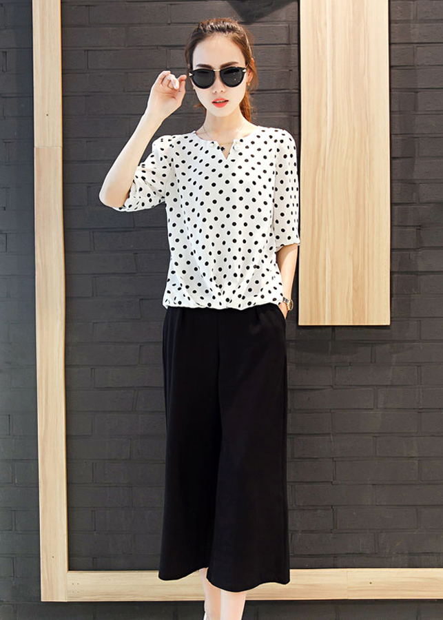 Áo Kiểu Nữ Cổ V MS0082A