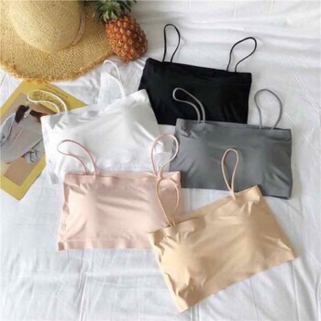 Bra đúc su trơn quây 2 dây chất thun lạnh