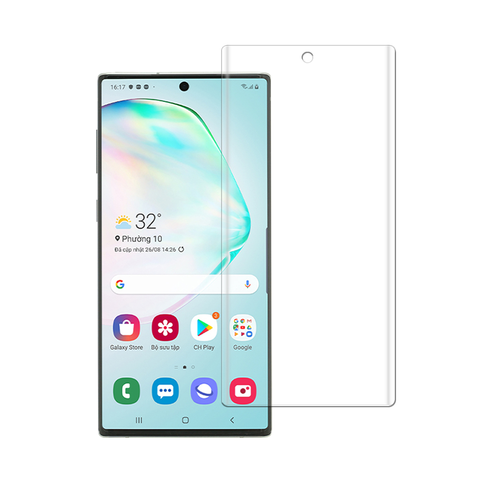 Miếng Dán PPF Mặt Trước cho Samsung Galaxy Note 10 – Dẻo full màn hình – Hàng Chính Hãng