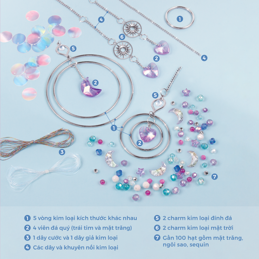 Bộ Trang Trí Sun Catcher Pha Lê 3C4G 3C4G1420