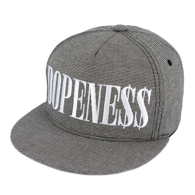 Hình ảnh PREMI3R Mũ Snapback Nón Hiphop DOPESNESS MINICHECK màu xám  Mũ lưỡi trai phong cách hàn quốc nón thương hiệu chính hãng