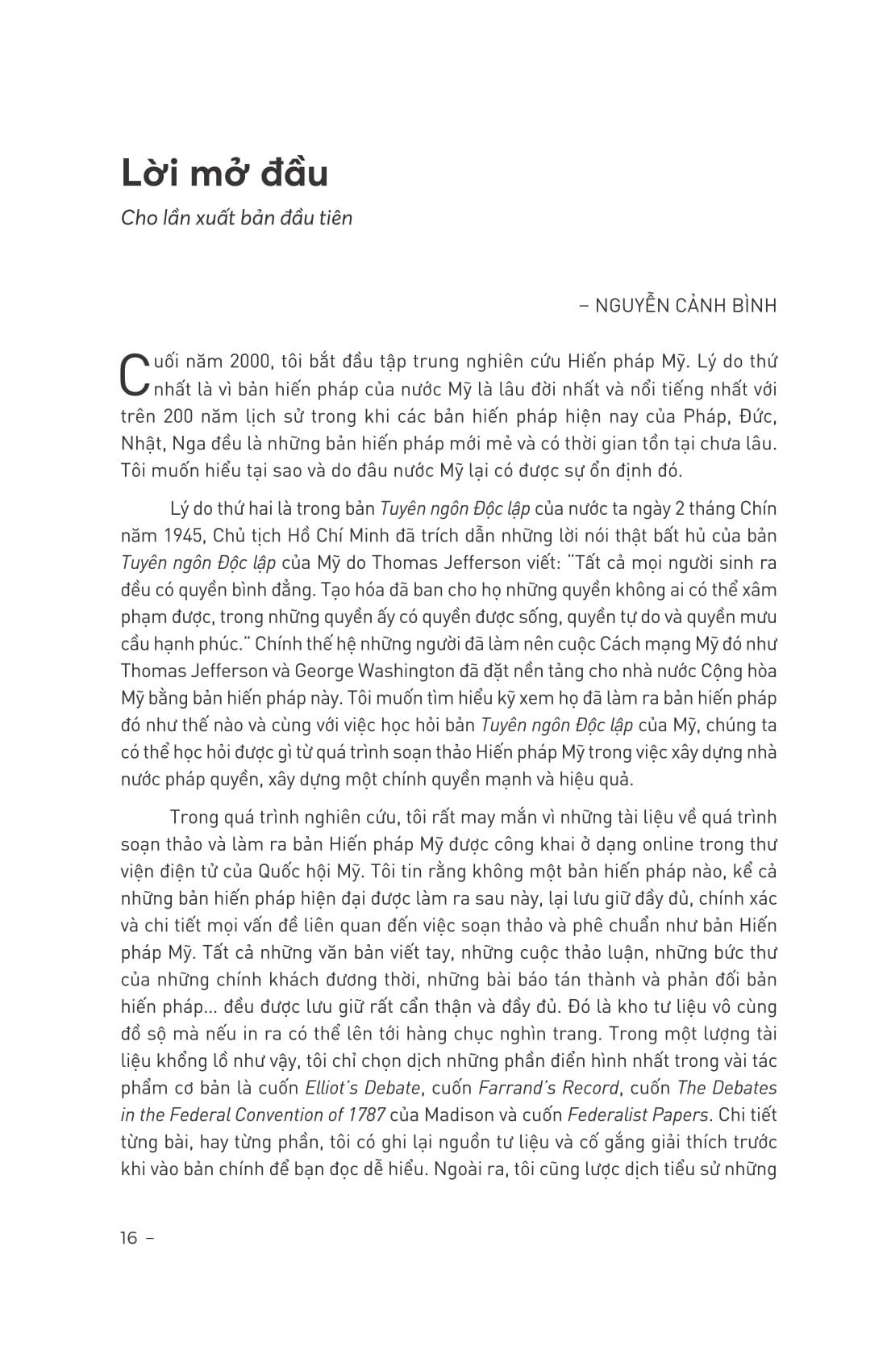 Hiến Pháp Mỹ Được Làm Ra Như Thế Nào?