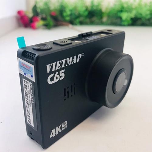Camera Hành Trình Ô Tô Xe Hơi VIETMAP MODEL C65 - Ghi Hình Trước Sau, Cảnh Báo Bằng Giọng Nói