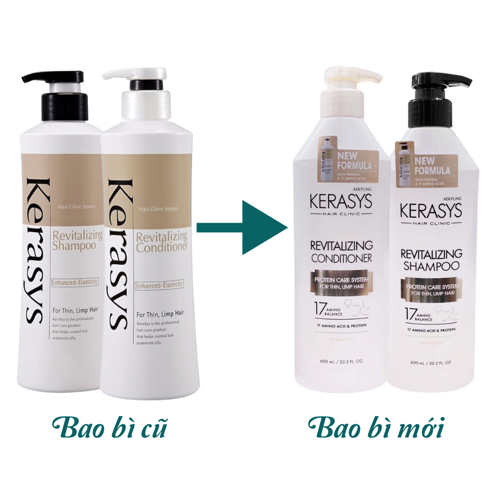 Dầu Gội Cao Cấp Cho Tóc Khô Kerasys Revitalizing Shampoo