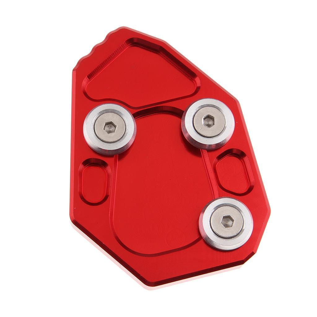 Kickstand Side Stand Enlarge Pad Plate for   2010-2015 Red