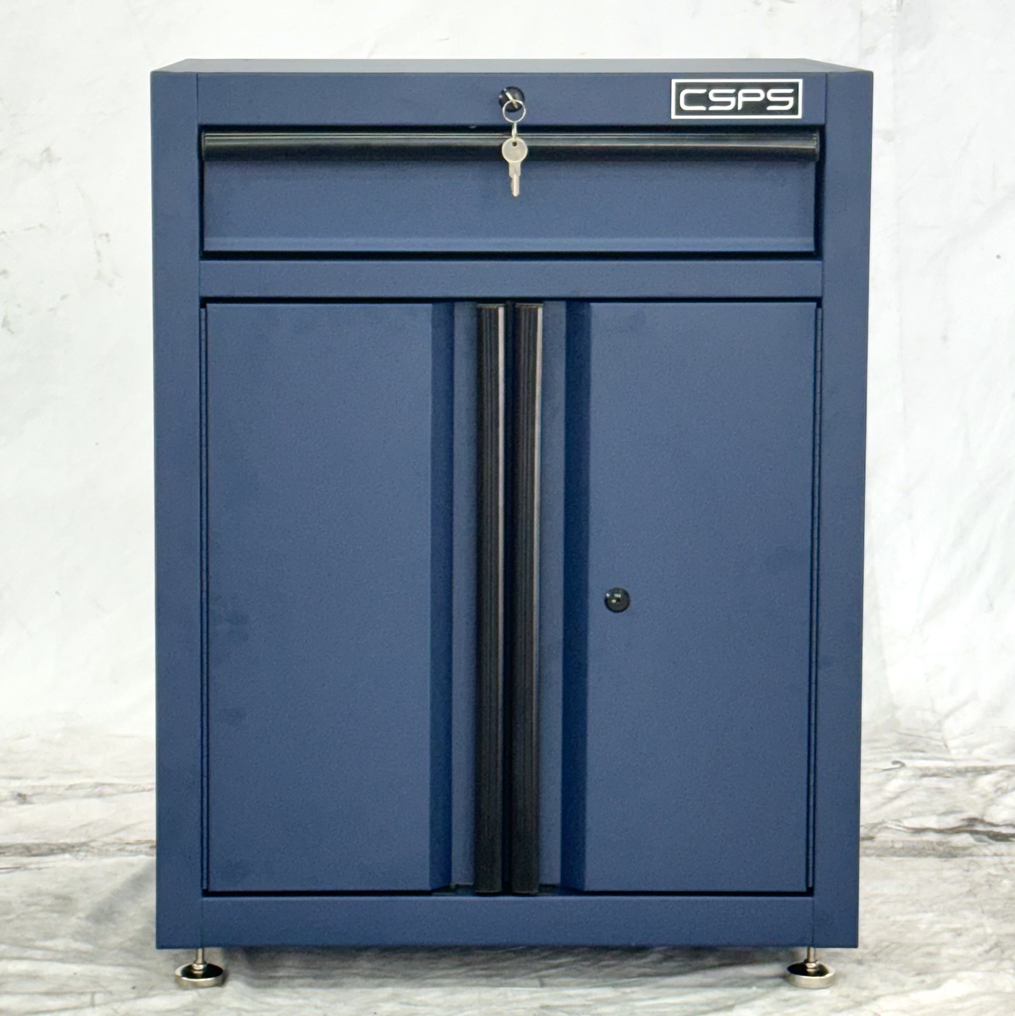 Tủ Dụng Cụ CSPS 61cm - 01 Hộc Kéo Màu Xanh Dương Chân Tăng Chỉnh