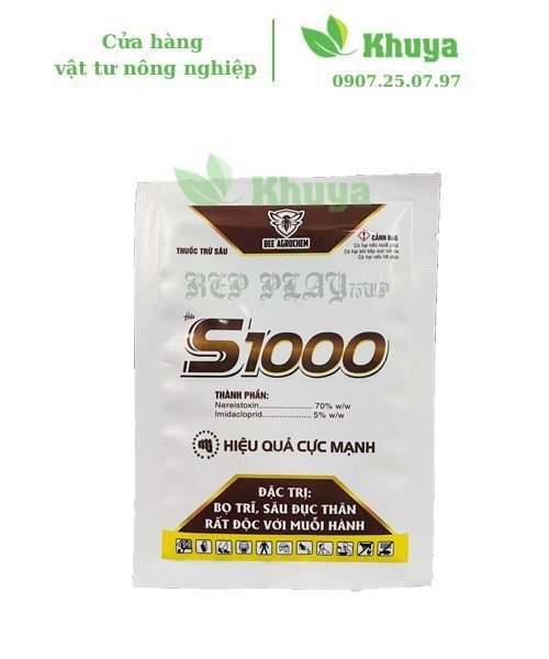 Thuốc trừ sâu S1000 25gr Đặc trừ bọ trĩ - Sâu