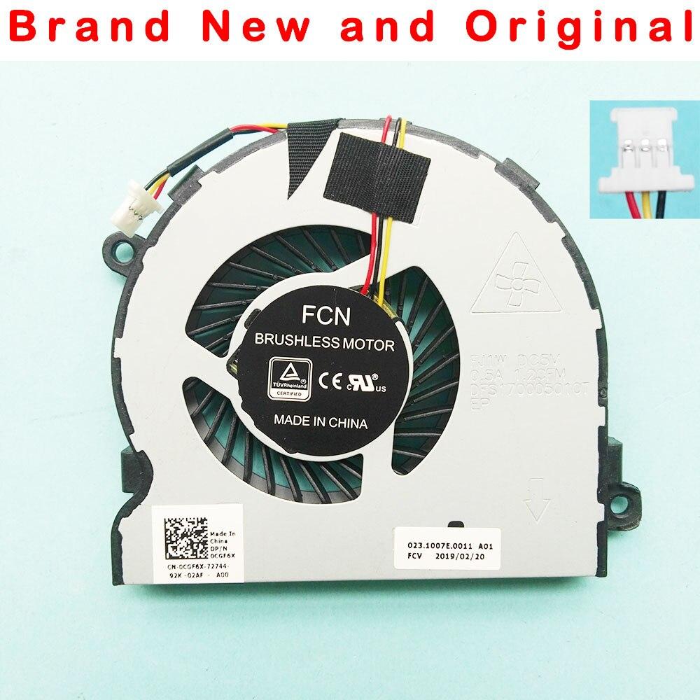 Mới Quạt Tản Nhiệt Cpu Cho Dell Vostro 15-3568 15 3568 Dfs170005010t Fj1w Dc5v 0.5a 0cgf6x Cgf6x