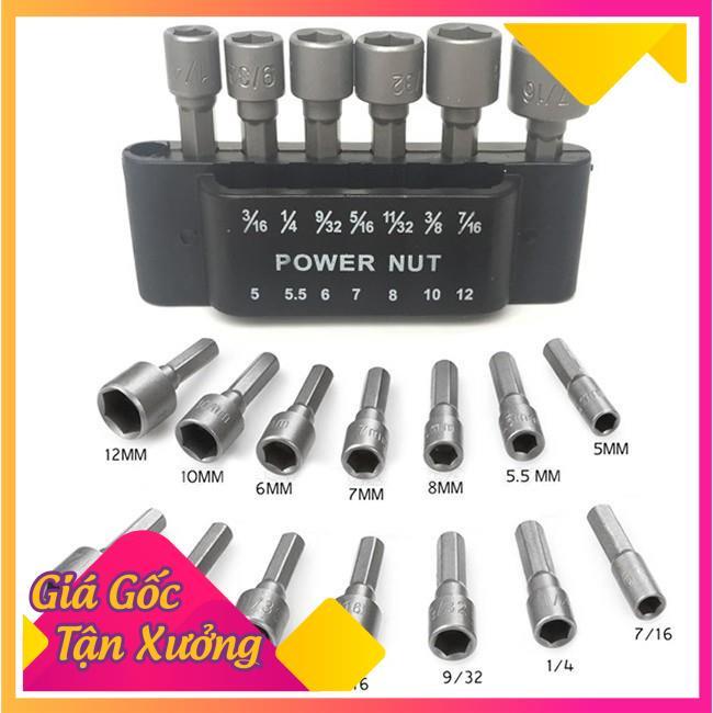 Bộ Vặn ốc Power Nut 14 Chi Tiết  TP'S