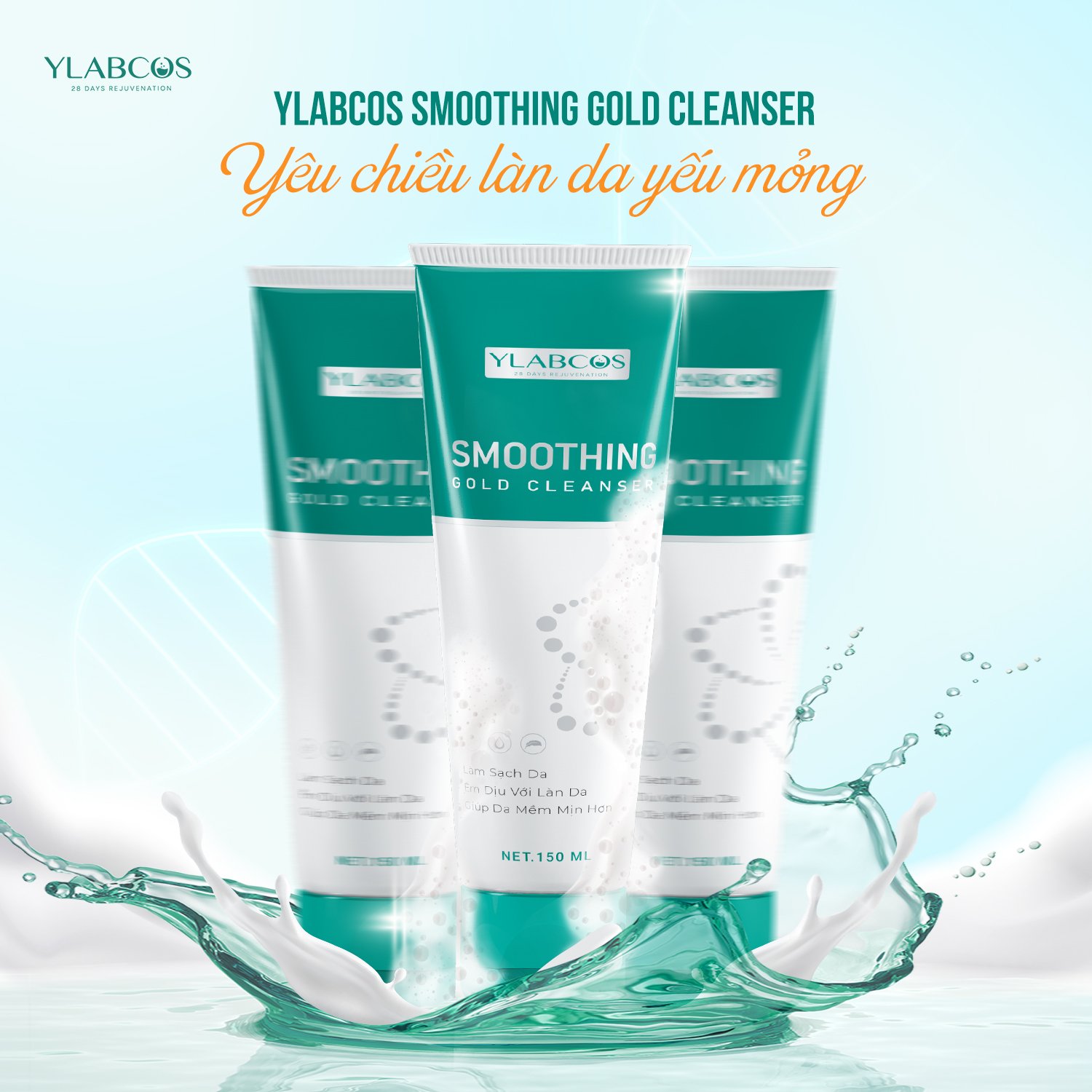 Sữa Rửa Mặt Vàng - Smoothing Gold Cleanser