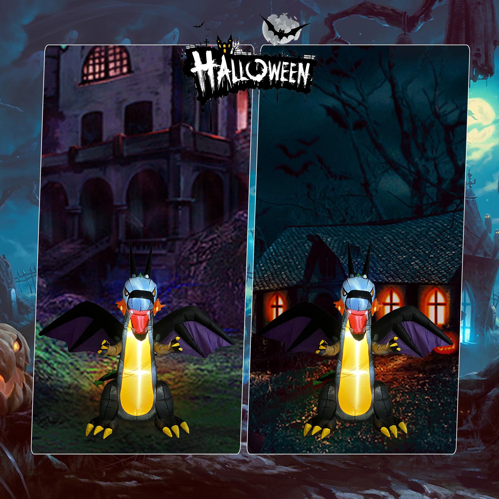 Dơi khủng long Halloween, để được ngoài trời, bơm hơi 6ft