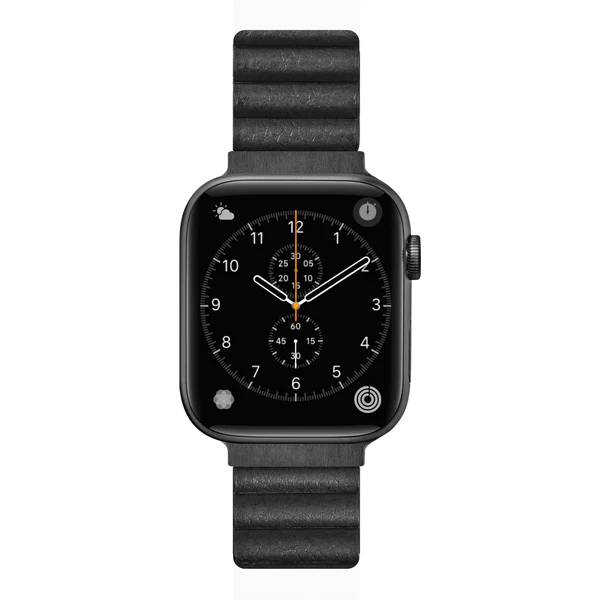 Dây LAUT Novi Luxe Cho Apple Watch Series 1~9/ SE/ Ultra 1/2 (42/44/45/49mm) Làm Từ Da Thuần Chay Mềm Mại Khóa Nam Châm Hàng Chính Hãng