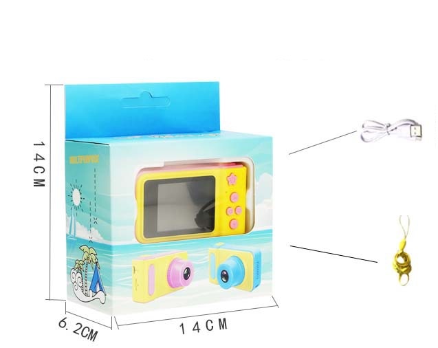 Máy chụp ảnh cao cấp mini dành cho bé yêu tặng kèm thẻ nhớ 32G - Hàng nhập khẩu
