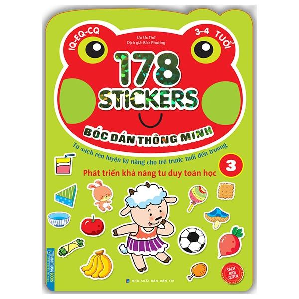 178 Stickers - Bóc Dán Thông Minh Phát Triển Khả Năng Tư Duy Toán Học - Tập 3