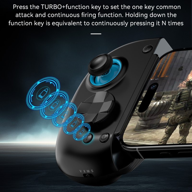 Gamepad Tay Game không dây D8 Bluetooth hoặc gắn trực tiếp điện thoại , siêu nhạy , không trễ cho điện thoại máy tính hàng nhập khẩu