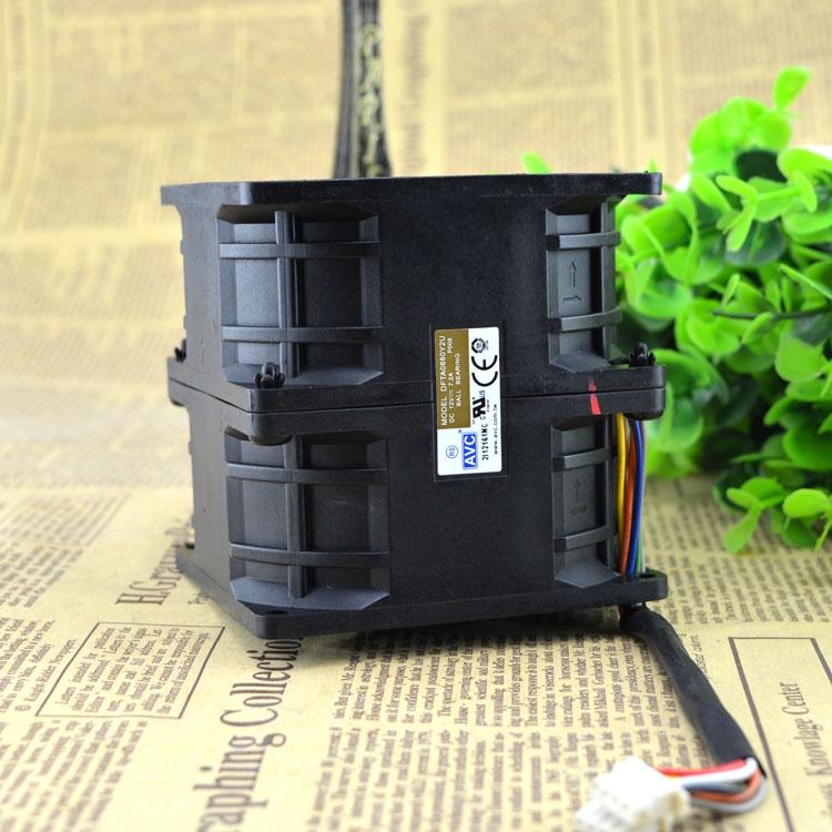 Quạt Tản Nhiệt Động Cơ Kép Cho Xe Hơi AVC DFTA0880Y2U 12V 7.2A 8CM 8080