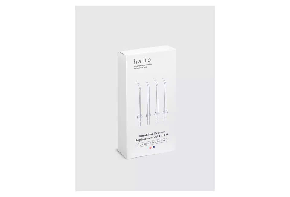 Set 4 / 8 Đầu Tiêu Chuẩn Thay Thế Máy Tăm Nước Halio UltraClean Express Replacement Jet Tip Set - Hàng Chính Hãng