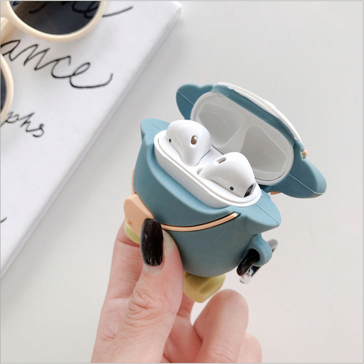 Ốp bảo vệ tai nghe Chim Cánh Cụt dành cho case airpod 1/2/Pro chống va đập