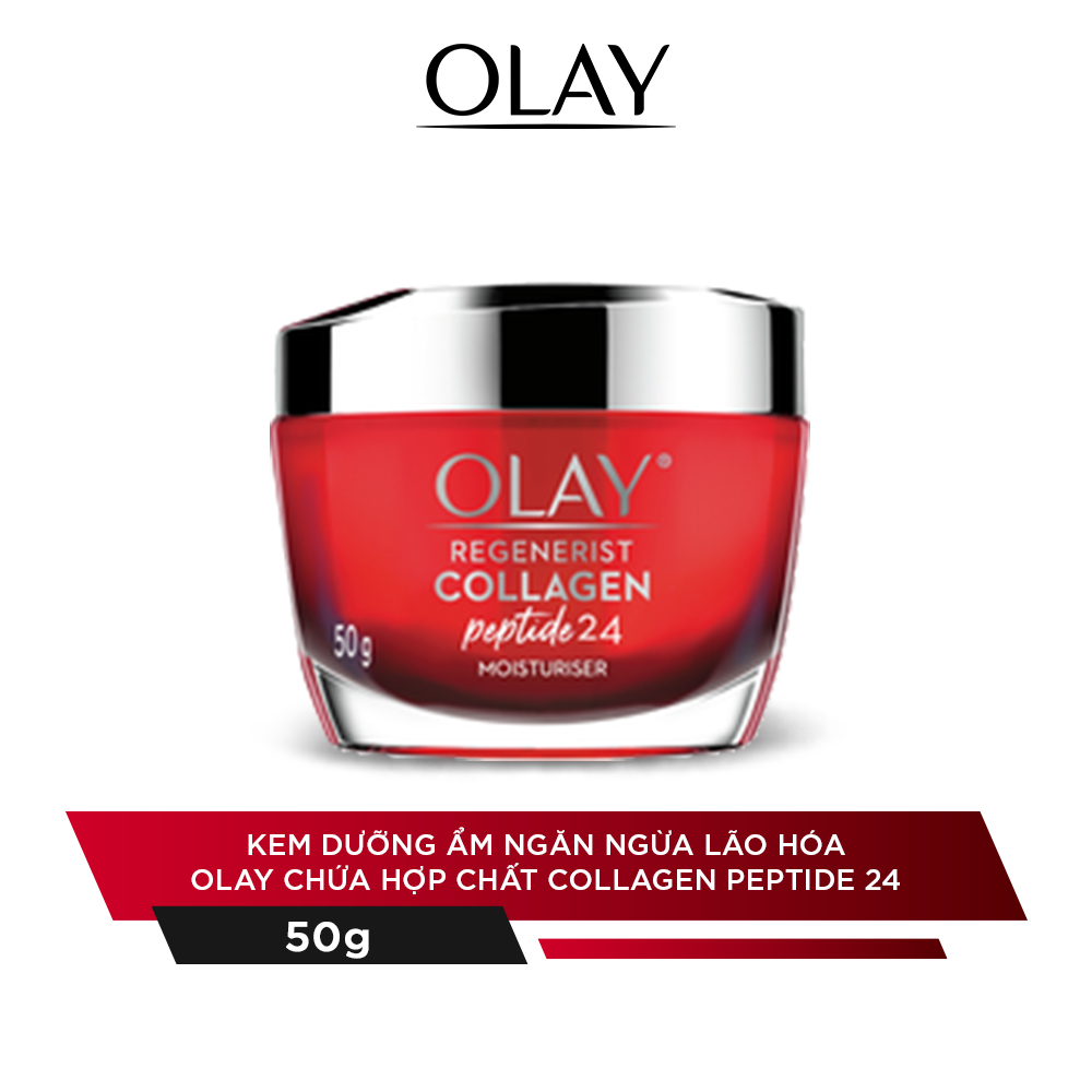 Kem Dưỡng Olay Collagen Peptide 24 Tái Tạo Da Căng Bóng 50g