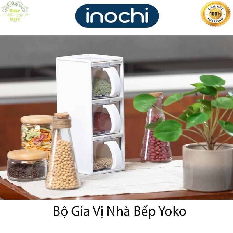 Bộ 3 Hộp Gia Vị Nấu Ăn Nhà Bếp Yoko Cao Cấp