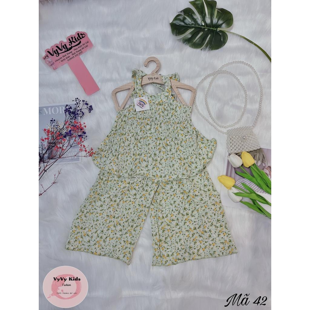 Set đồ bé gái, đồ bé gái hoa thời trang VyVy Kids Fashion