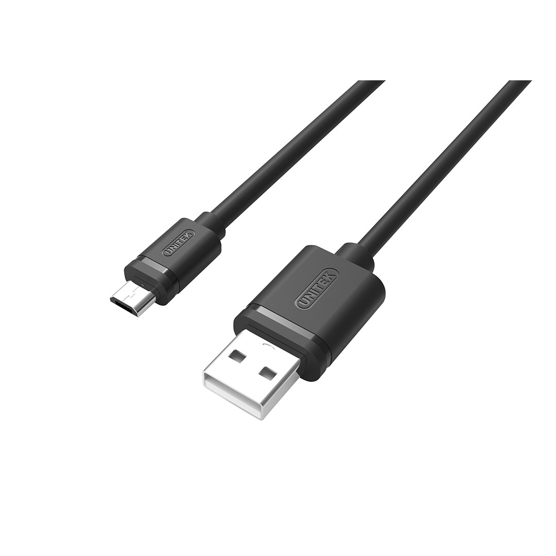 Cáp USB 2.0 To Micro USB Unitek 3m  (Y-C 435GBK)  - HÀNG CHÍNH HÃNG