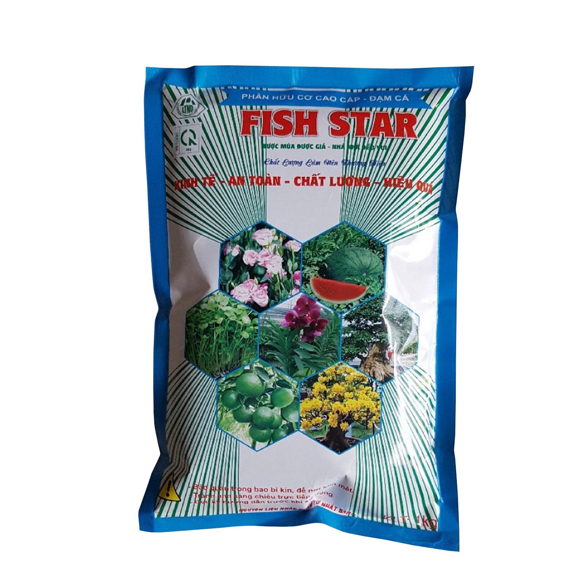 Phân hữu cơ cao cấp đạm cá Fish Star 1kg