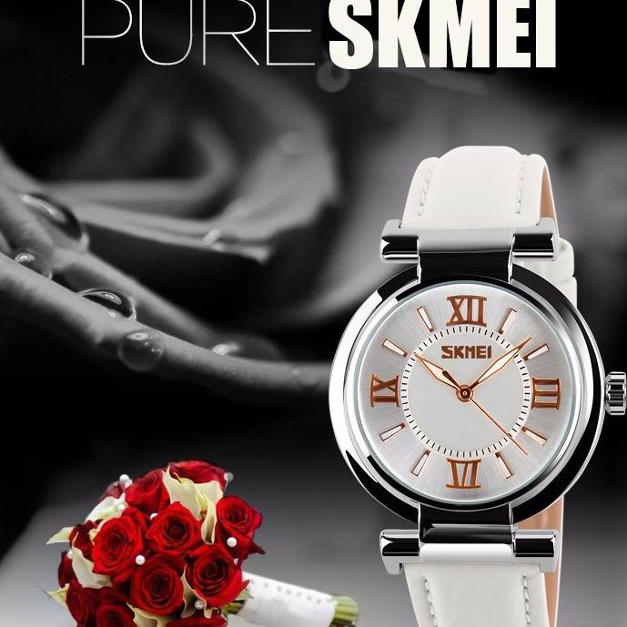 Đồng hồ nữ SKMEI 9075 dây da thời trang
