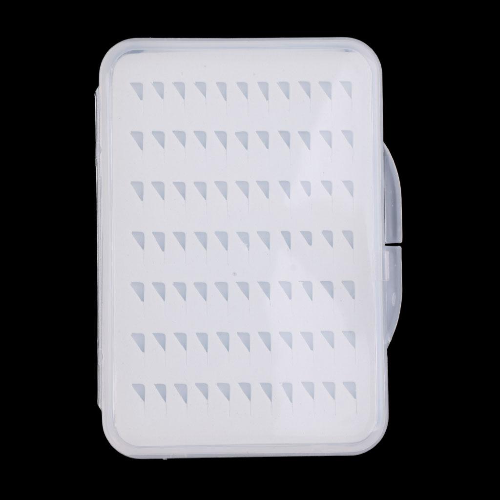 Pocket Waterproof Slit Foam Fly Fishing Box Ultra Slim Flies Storage Case S