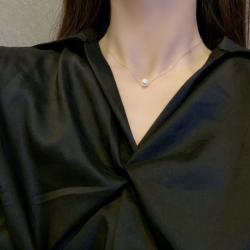 Dây Chuyền Hợp Kim Trang Trí Ngọc Trai Nhân Tạo Thanh Lịch Cho Nữ BellaDonna 12