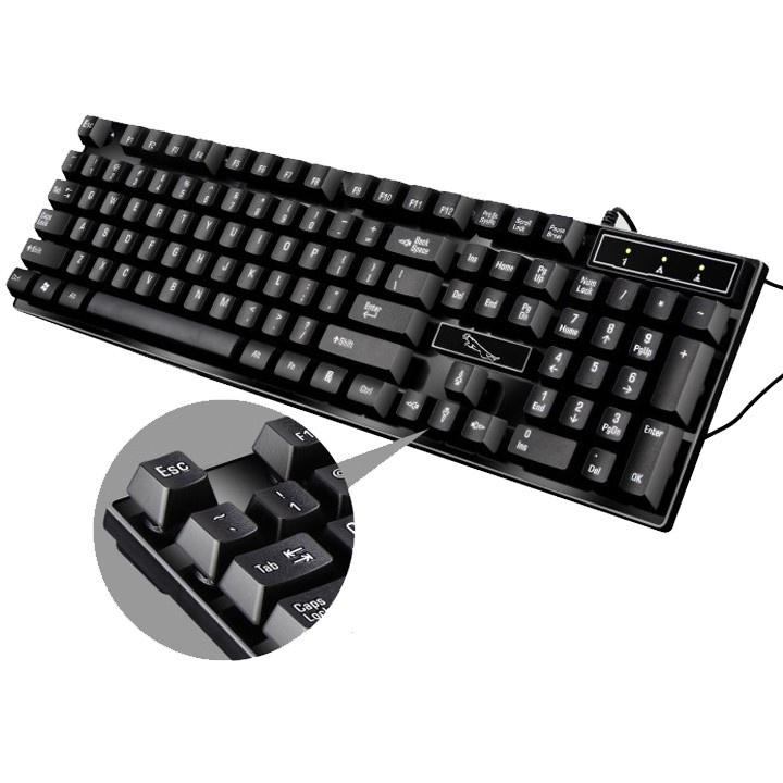 Bàn phím máy tính văn phòng R8 1801 - cổng USB - JL