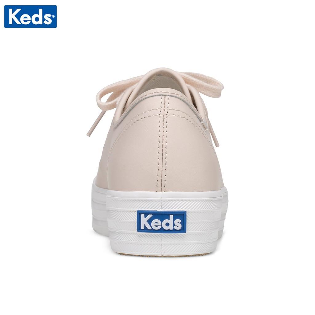 Giày Thể Thao Nữ Cổ Thấp, KEDS Triple Kick Leather Blush, KD061109