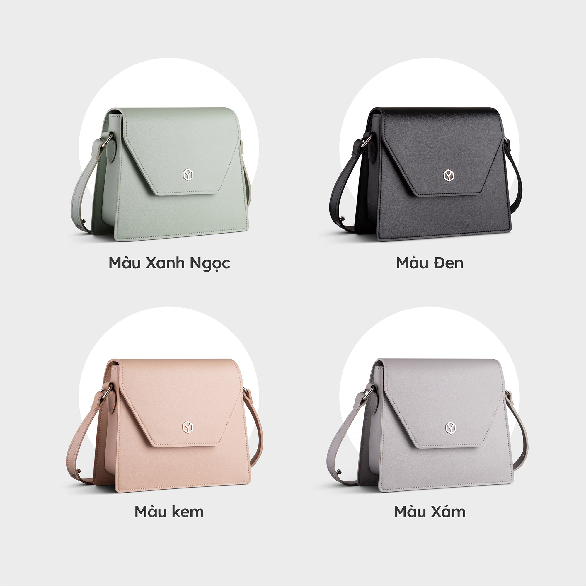 Túi Yuumy ( Thời trang nữ dạo phố size 19 - Túi đeo chéo da Seasand YN160 )