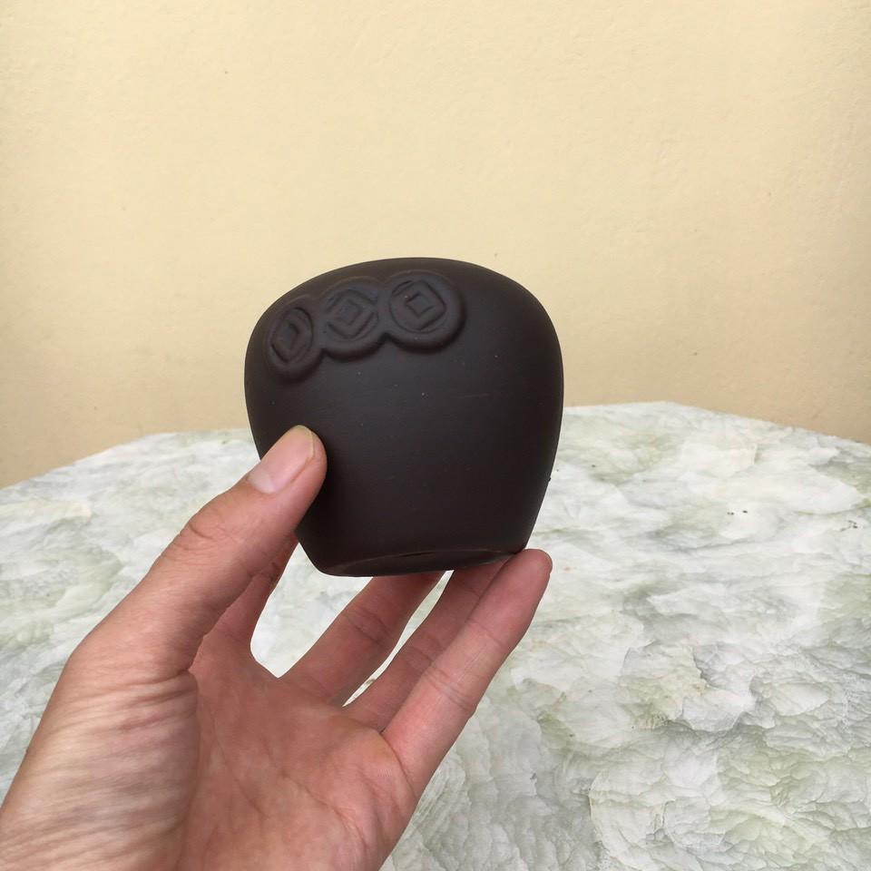 Chậu bonsai Chum mini đất nung gốm Bát tràng 1 size BM-86