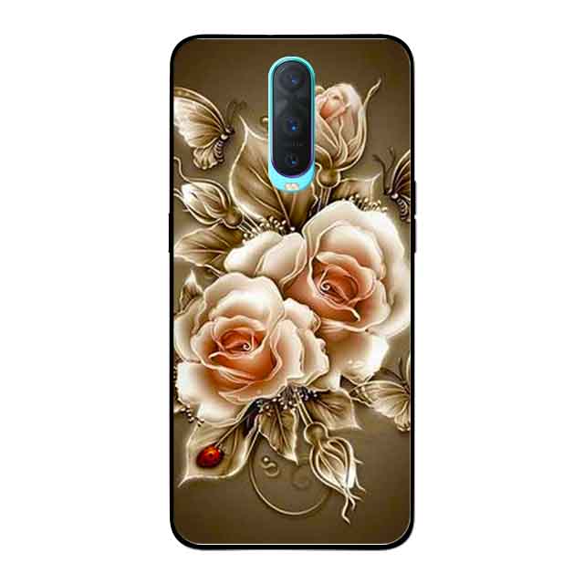 Ốp Lưng in cho Oppo R17 Pro Mẫu Hoa Hồng - Hàng Chính Hãng