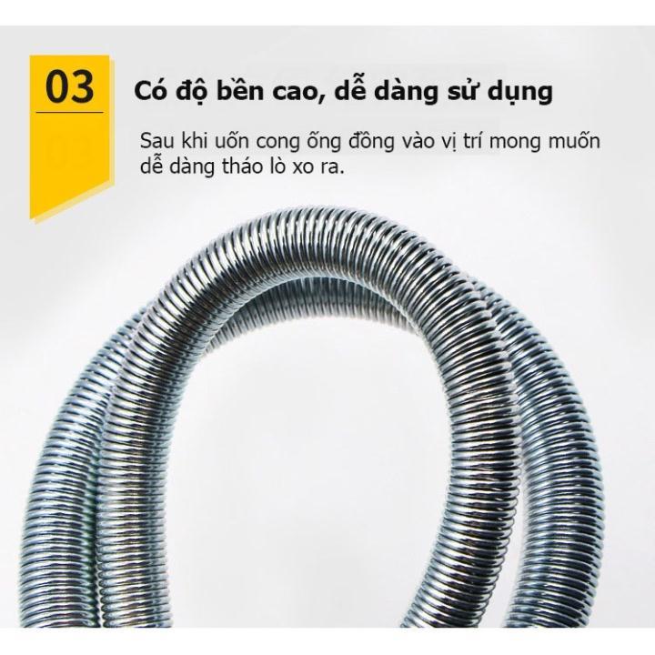 Combo bộ 5 lò xo uốn ống đồng điều hòa đường kính ống 6, 8, 10, 12, 16 mm.