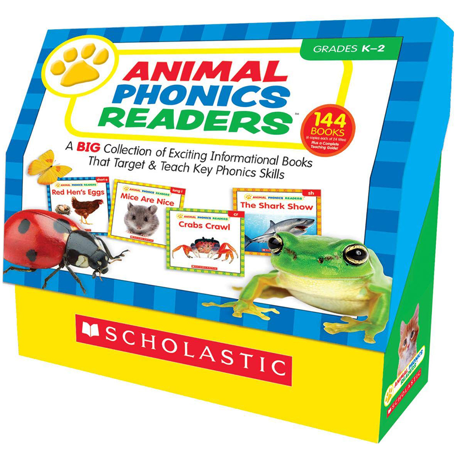 [Hàng thanh lý miễn đổi trả] Animal Phonics Readers Class Set