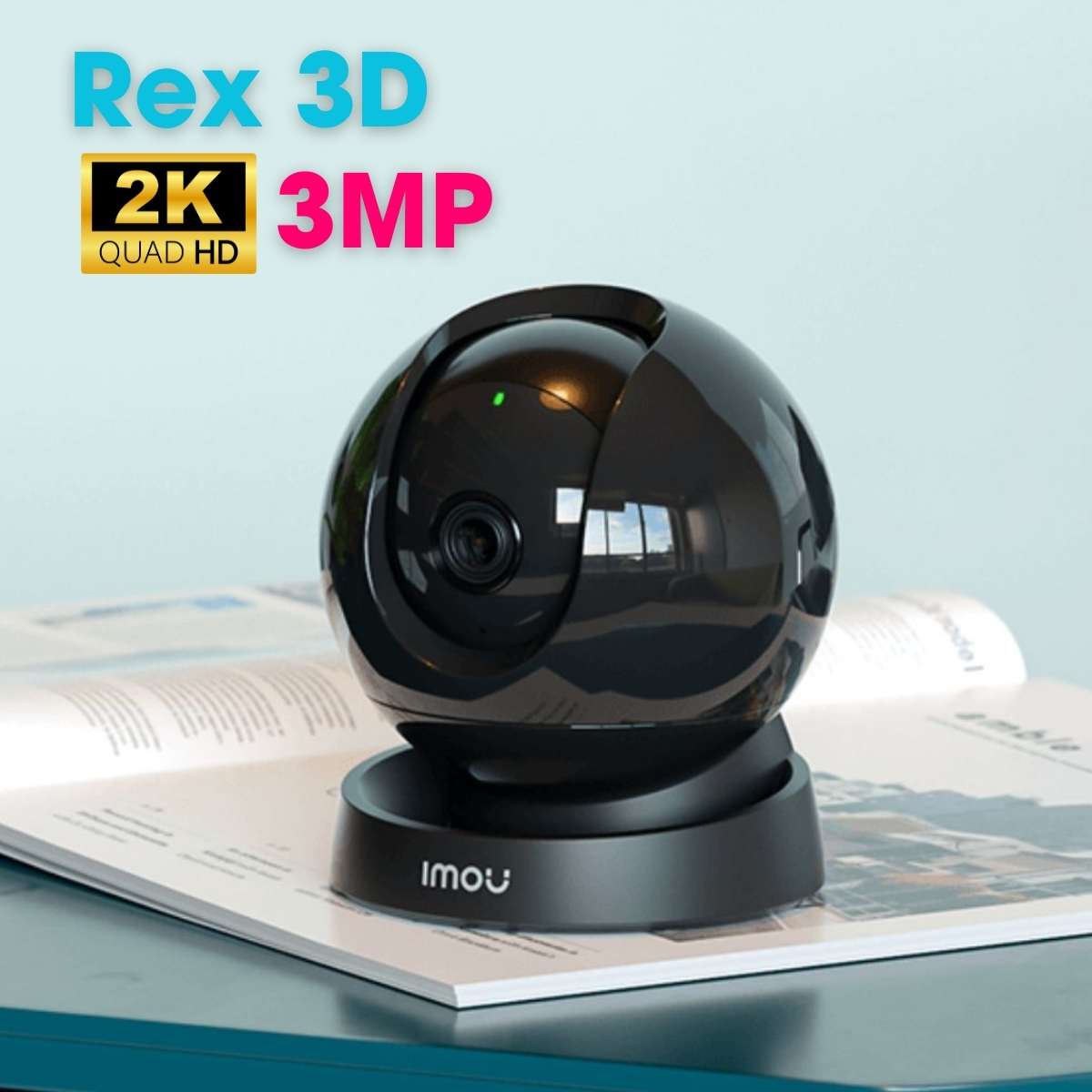 Camera Rex 3D Imou IPC-GS2DP-3K0W 3MP 2K Wifi Phát Hiện Người Và Vật Nuôi Đàm Thoài 2 Chiều - HÀNG CHÍNH HÃNG