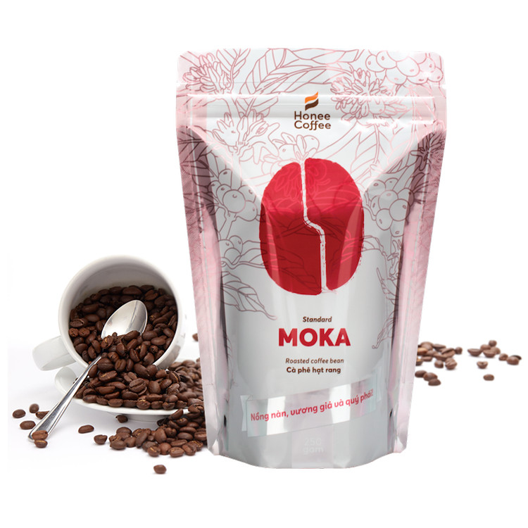 Cà Phê Hạt Rang MOKA Cơ Bản - 250g /1kg - Honee Coffee