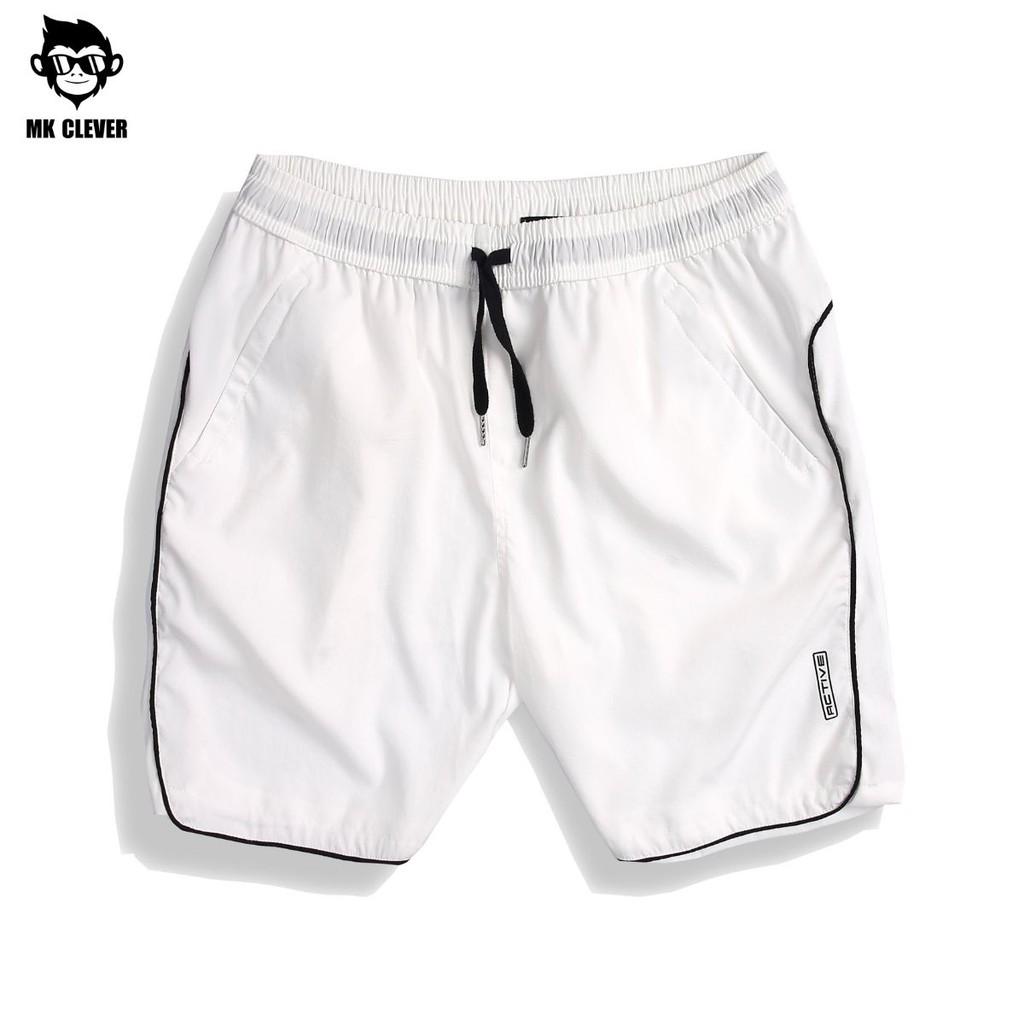 Quần short nam MK Clever, chất liệu poly gió thể thao mặc nhẹ và thoáng mát phong cách trẻ trung cá tính - AT01