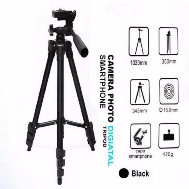 Gậy 3 Chân Chụp Ảnh Tripod 3120 Loại Tốt Chân Chắc Chắn