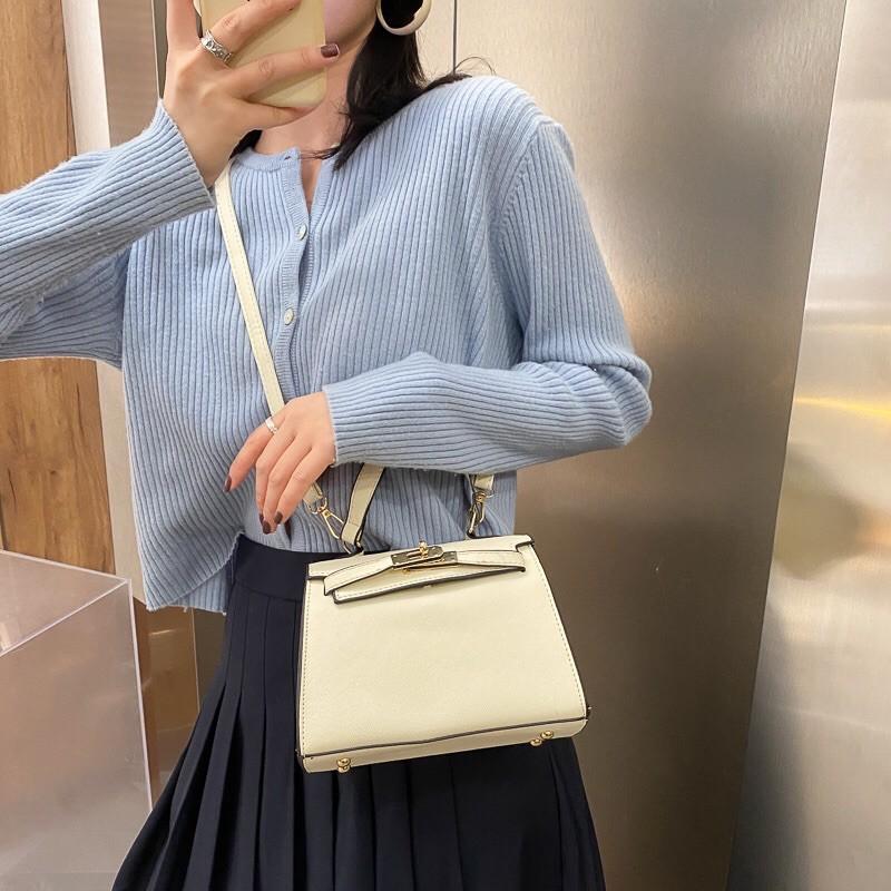 Túi hm size 20 túi xách nữ hermes mini kèm khăn đeo chéo cực xinh