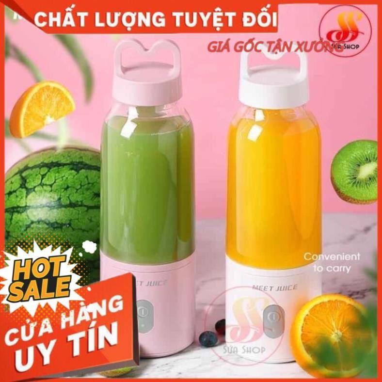 Máy xay sinh tố cầm tay Meet Juice, máy xay sinh tố mini dung tích 500ml