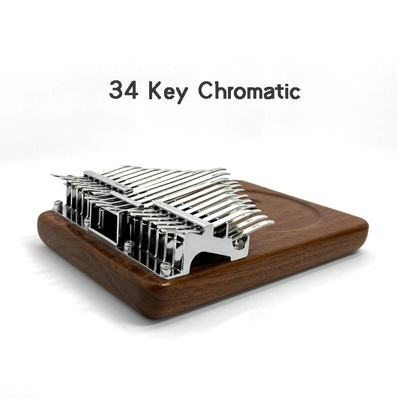 Đàn kalimba 34 phím M-34K01S gỗ ÓC CHÓ ĐEN BẮC MỸ